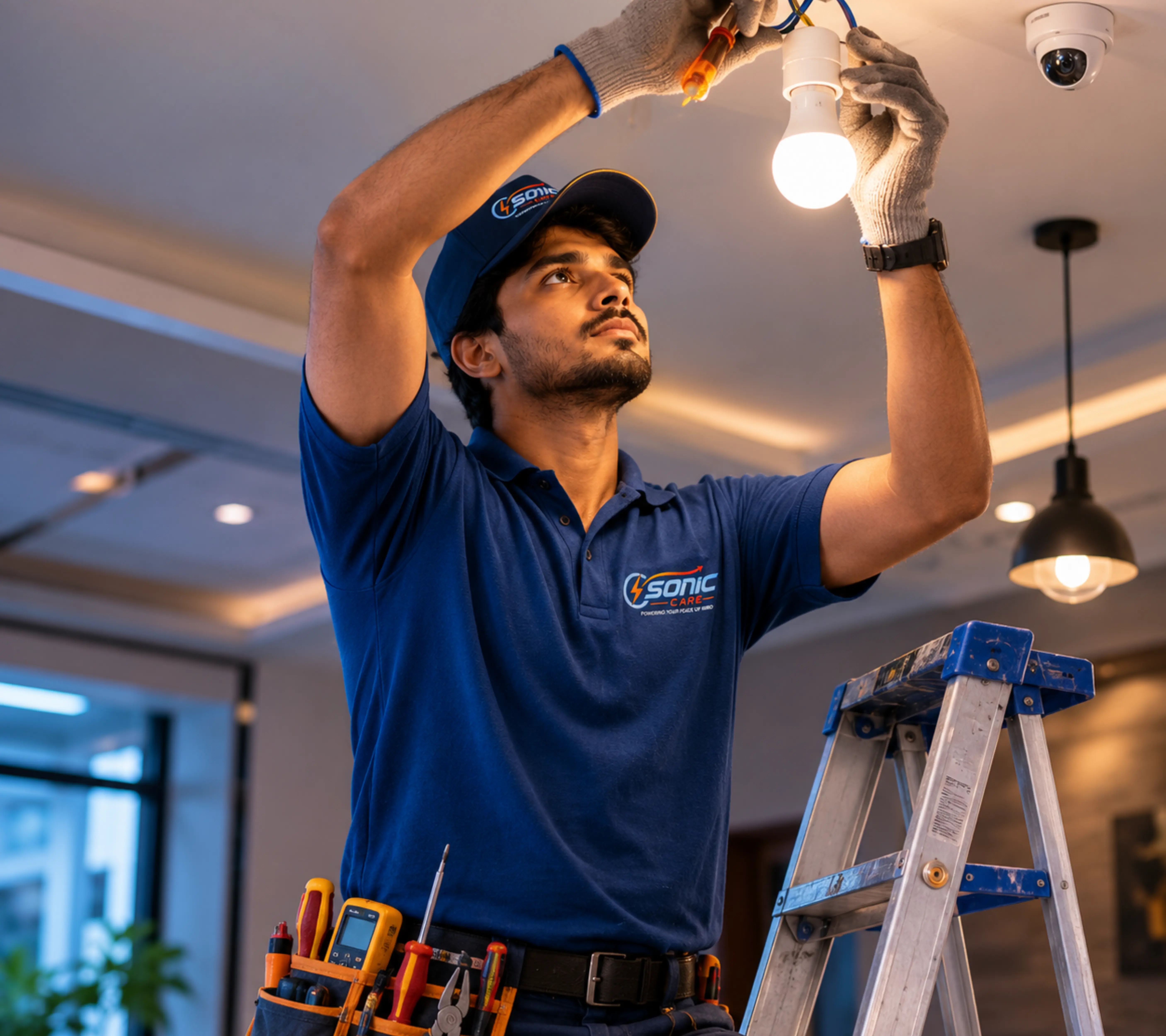 Sonic Care services: electrical, solar, CCTV, inverter and battery